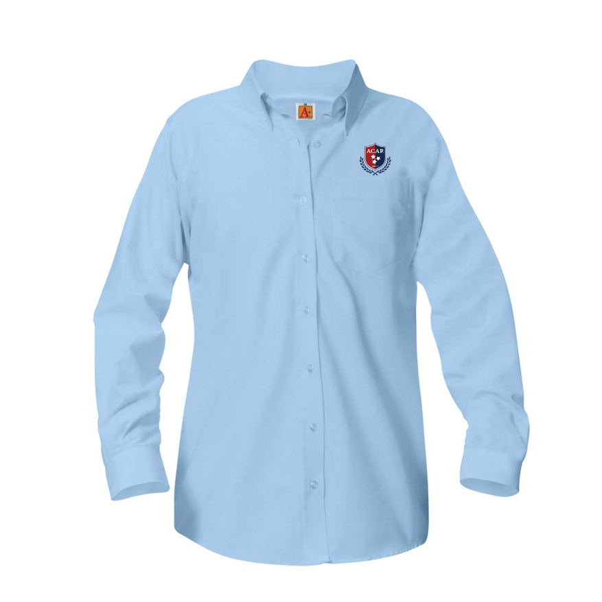 ACAR Girls Long-Sleeve Oxford