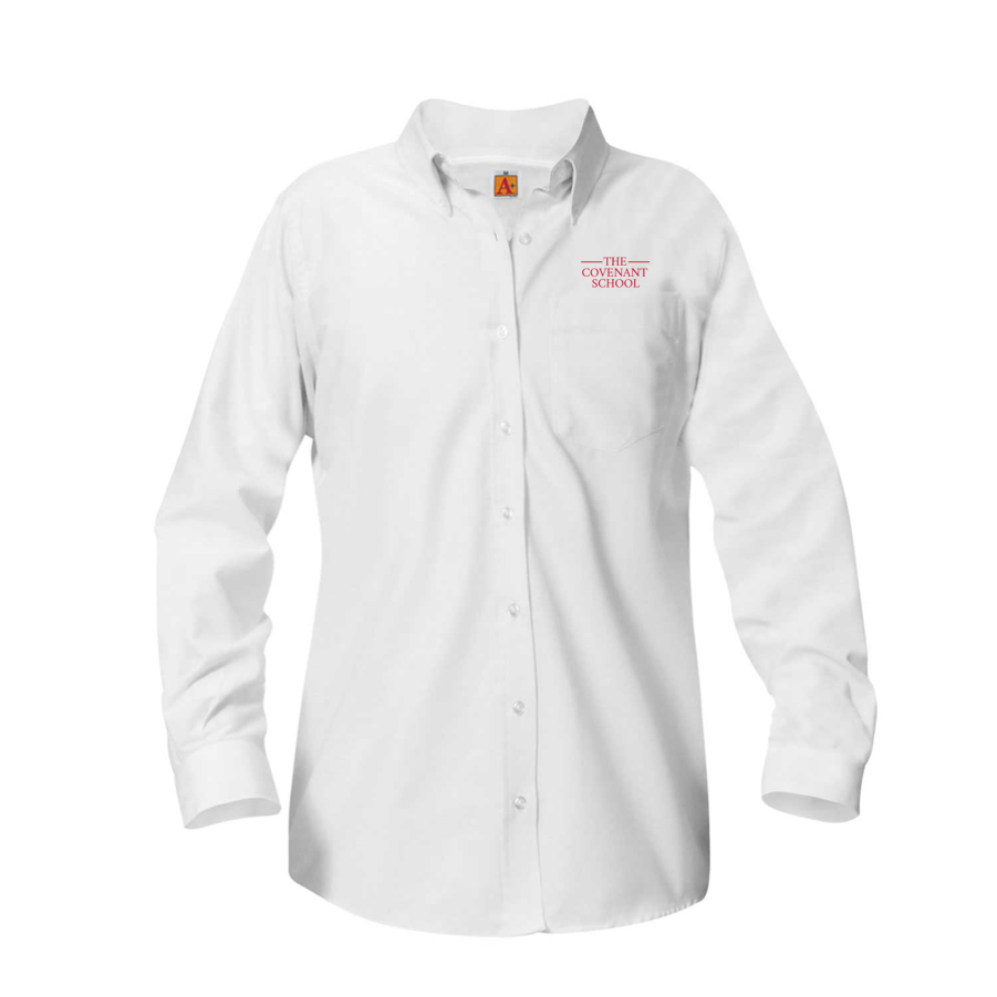 TCS Girls Long-Sleeve Oxford