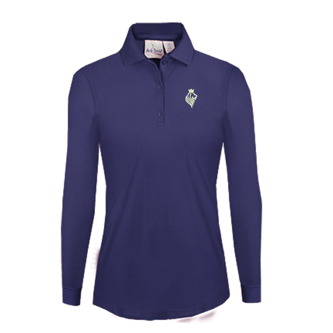 RCA Girls Long-Sleeve Fitted Polo Shirt