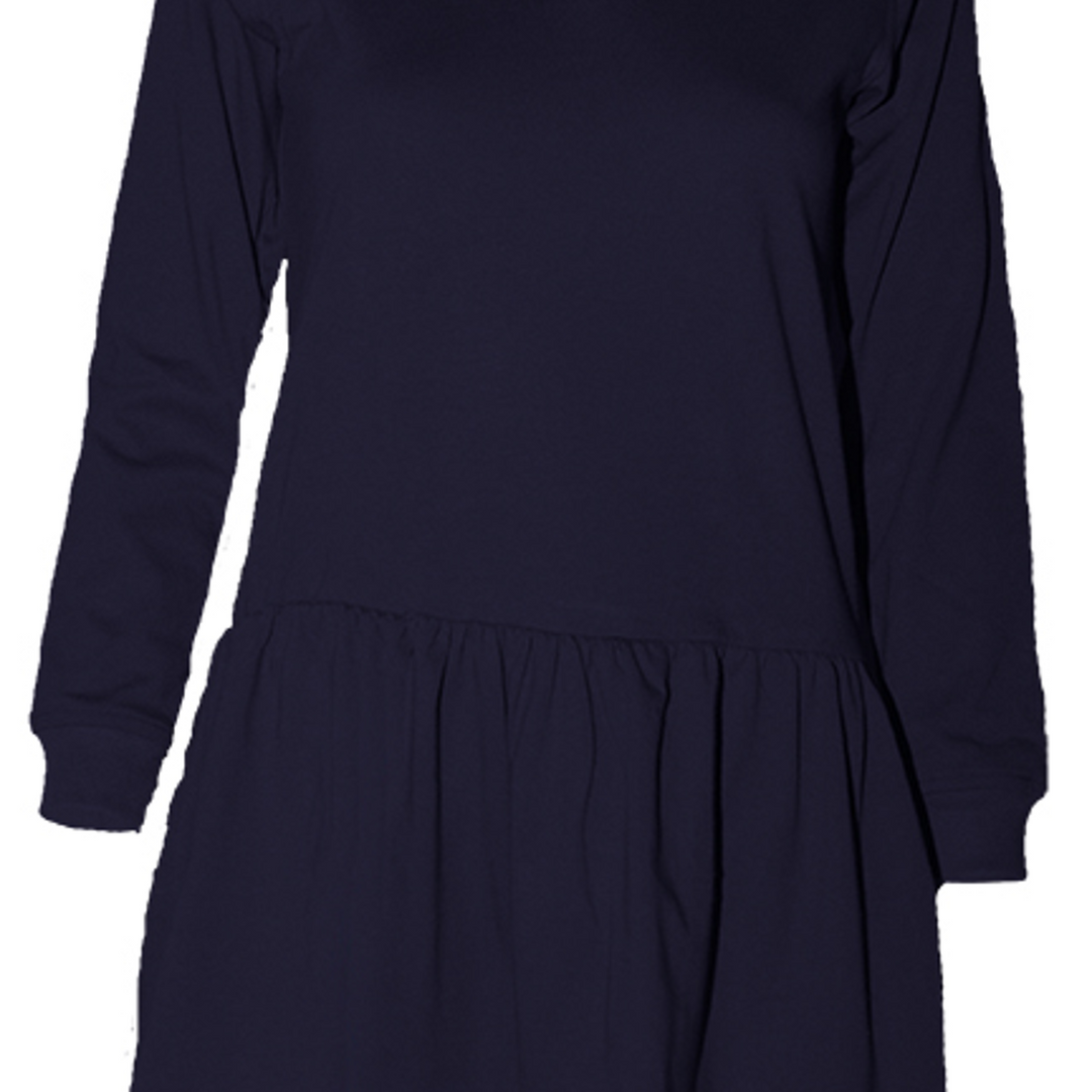MJCA Long-Sleeve Polo Dress
