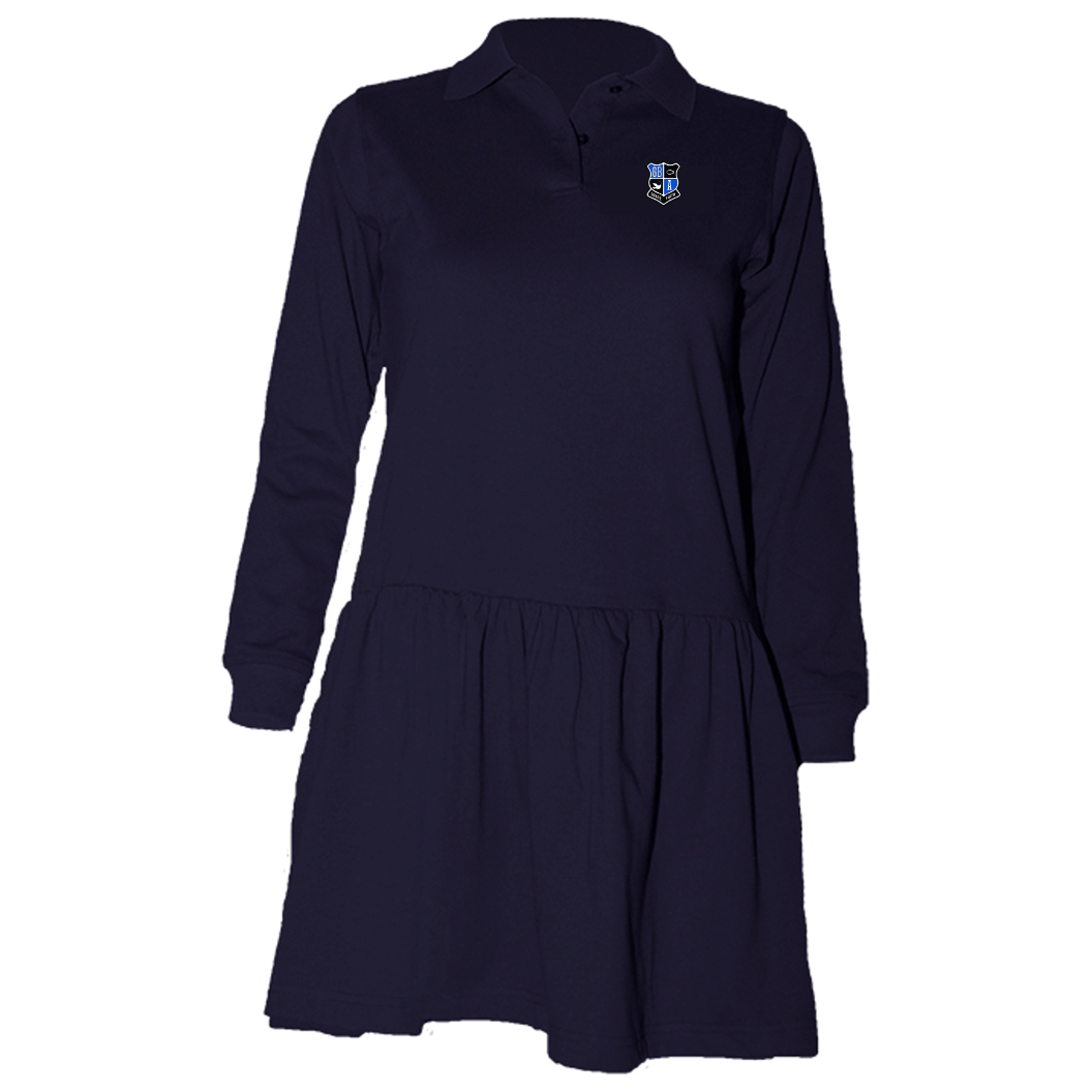 GBA Long-Sleeve Polo Dress