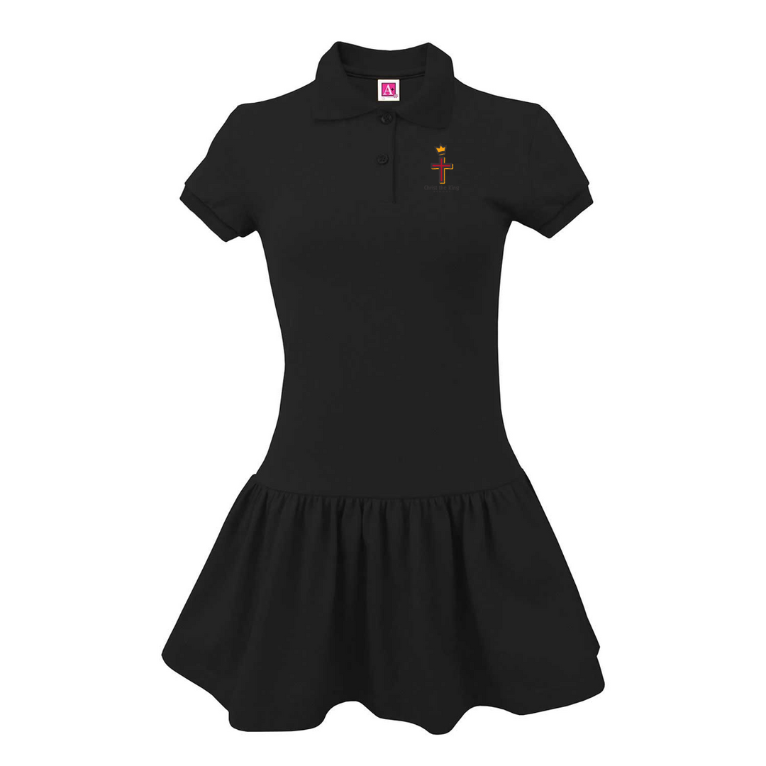 CKS Short-Sleeve Polo Dress
