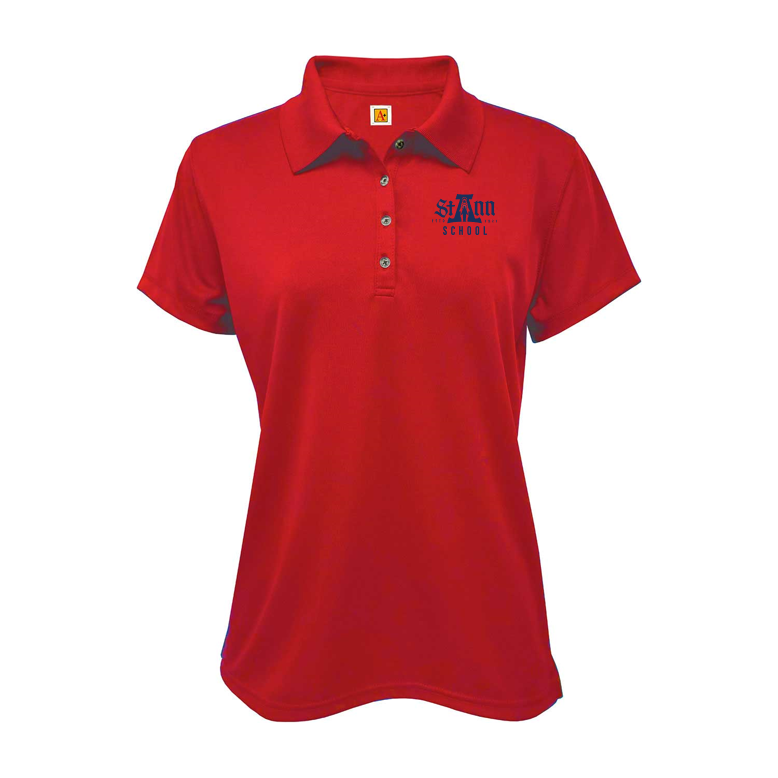 SAS Girls Short-sleeve Fitted Polo Shirt