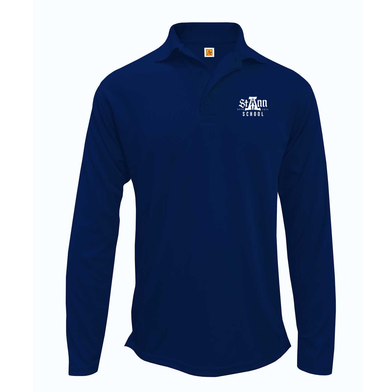 SAS Performance Long-Sleeve Polo Shirt