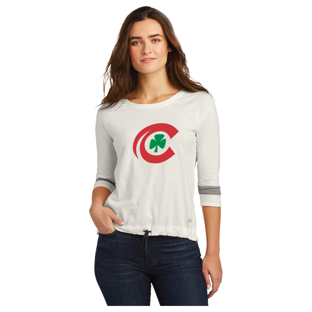CCHS New Era Ladies Tri-blend 3/4-sleeve Tee