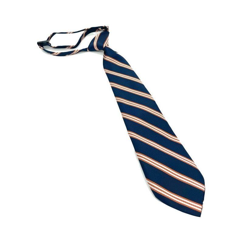 Navy and Orange Tie/Bow Tie