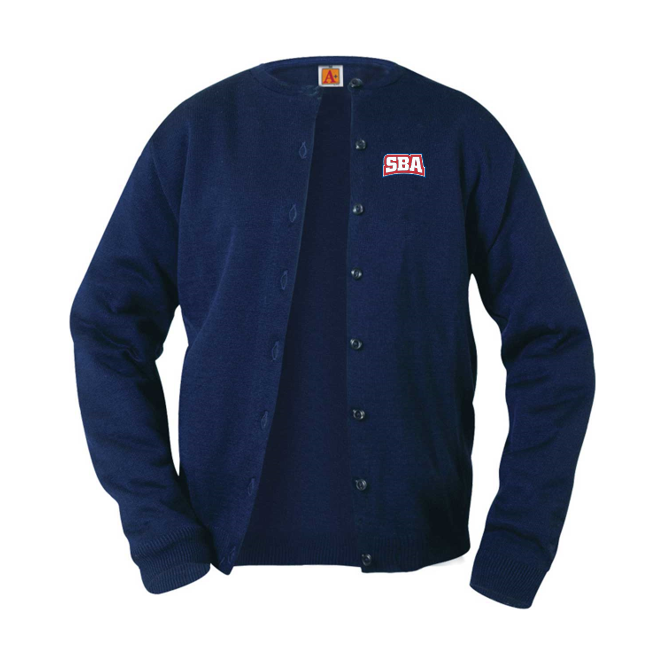 SBA girls cardigan sweater