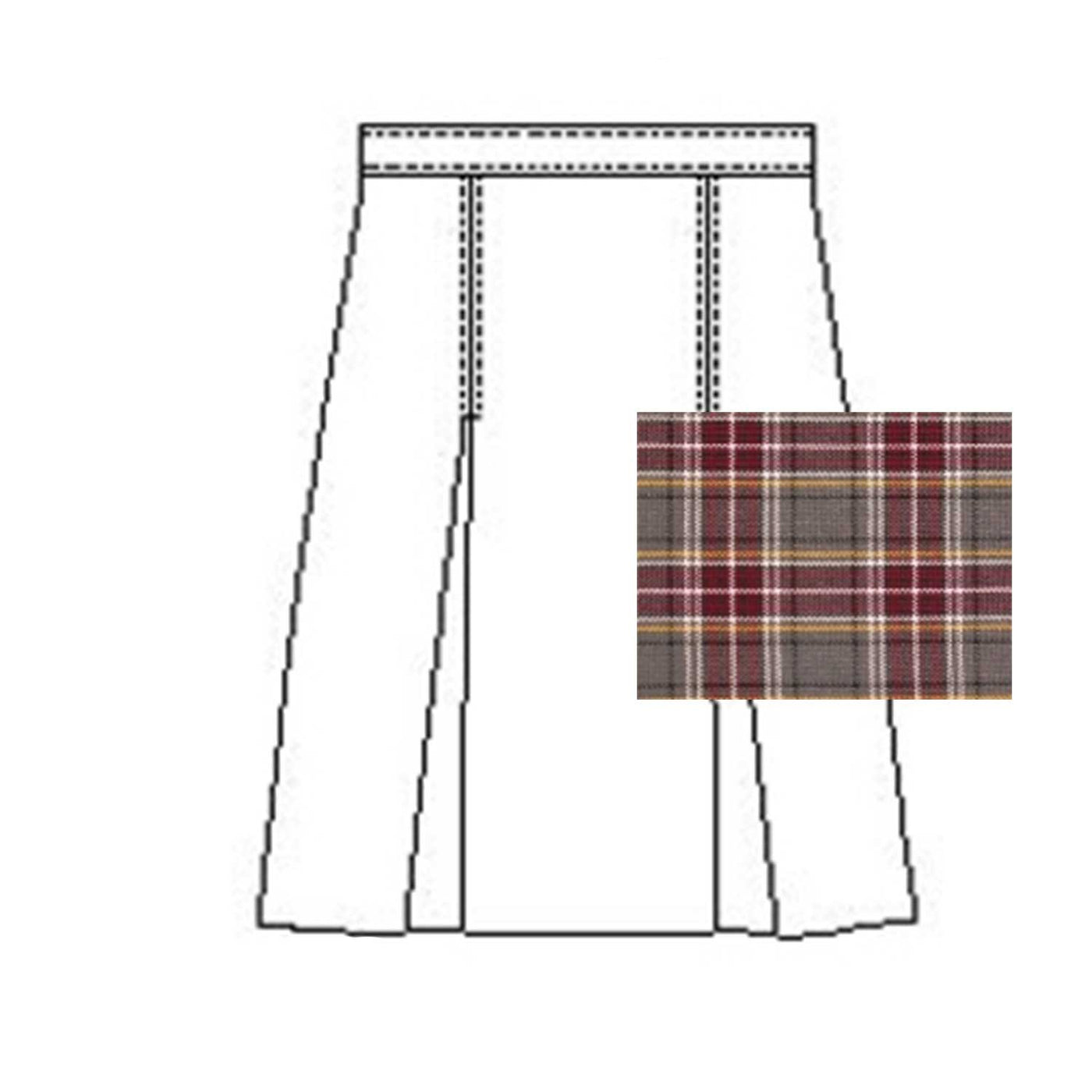 LA plaid skirt (P43)