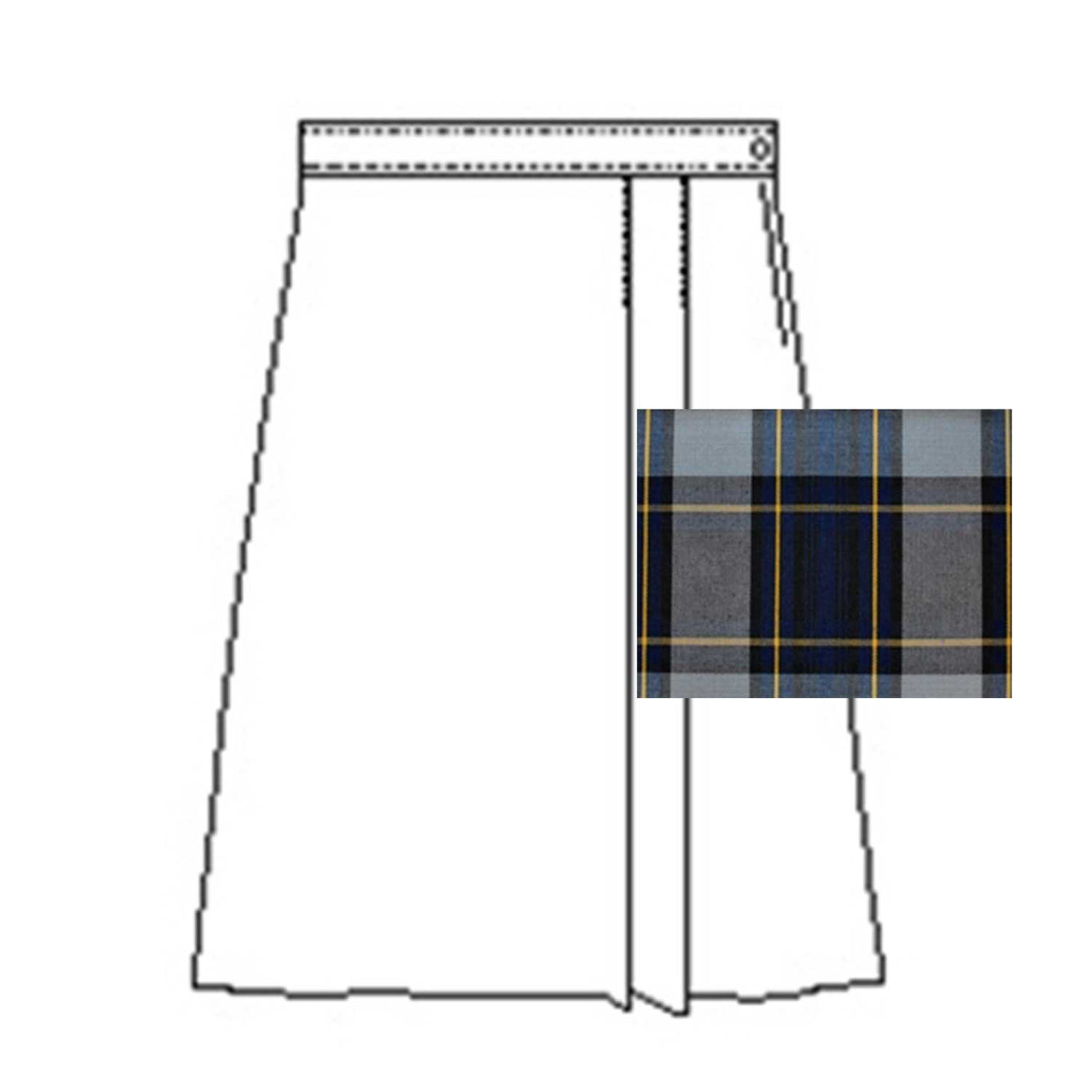 PVCS Plaid Skort