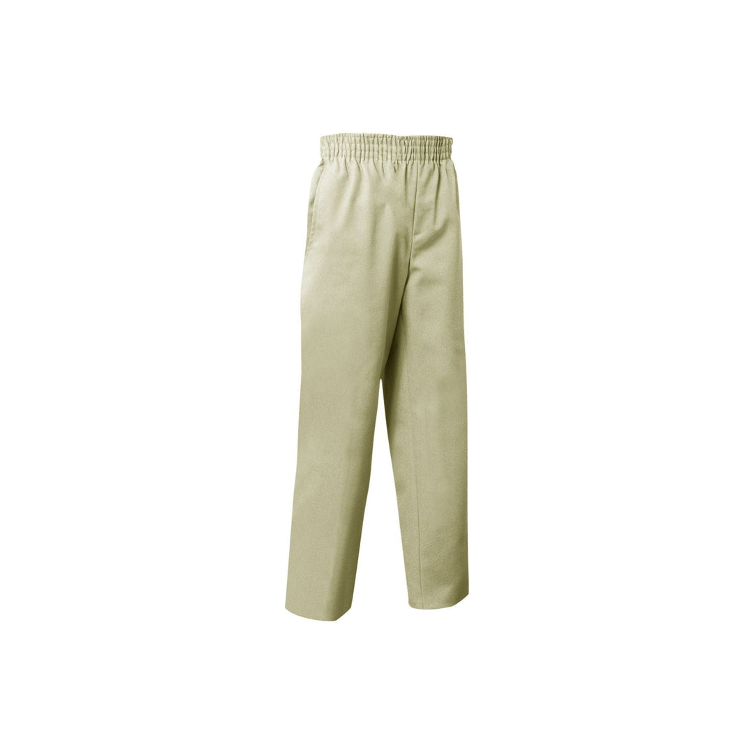 Elastic Waist Pull-On Khaki Twill Pants - Toddler
