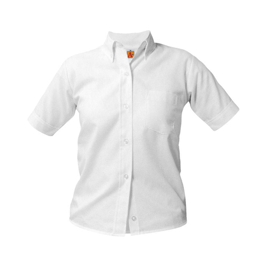 Girls Short-Sleeve Oxford
