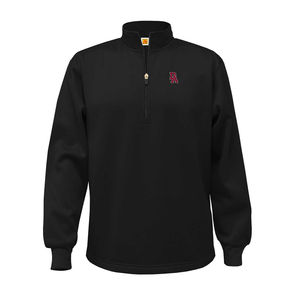 DA dry-fit fleece-lined quarter-zip