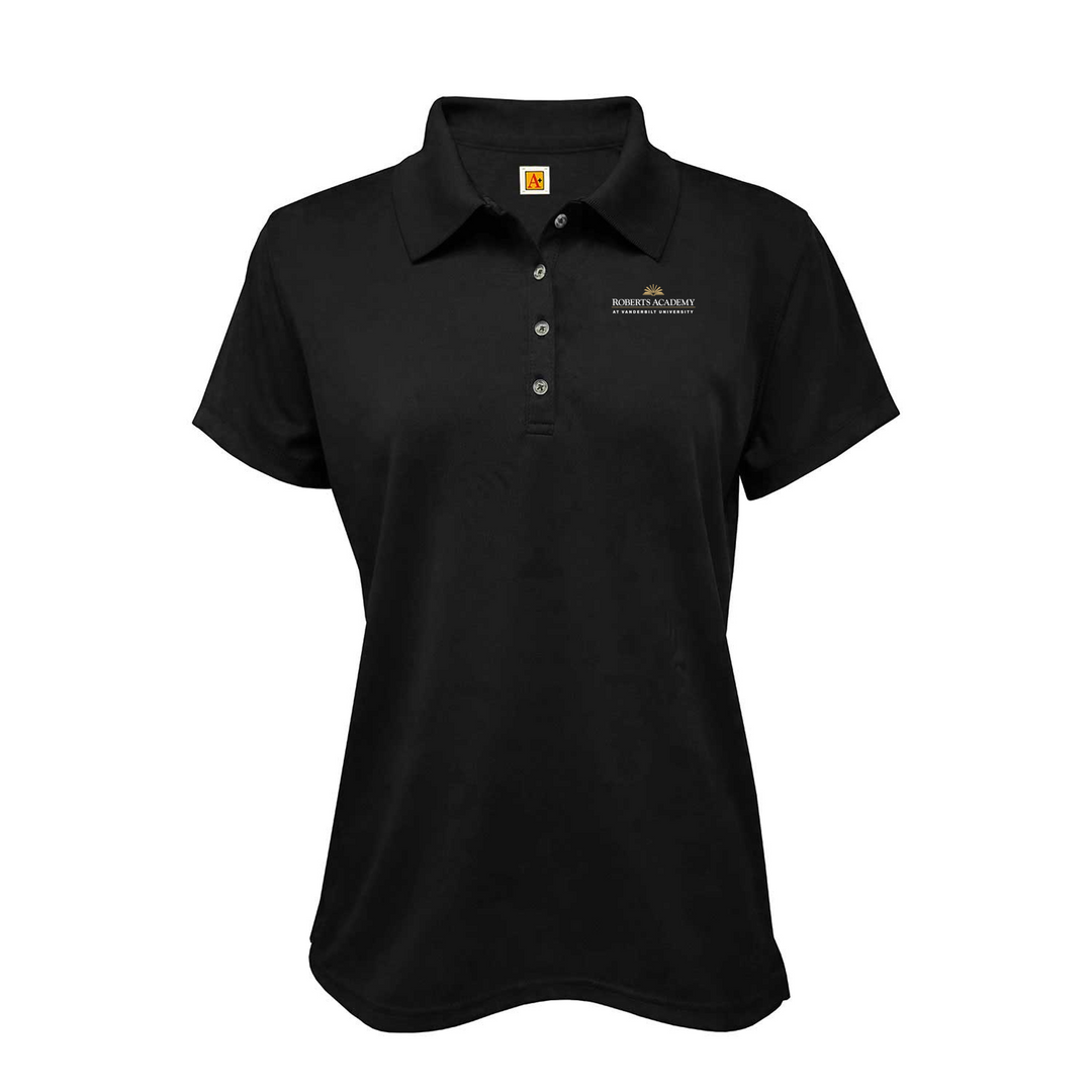 Girls Performance Short-Sleeve Fitted Polo Shirt