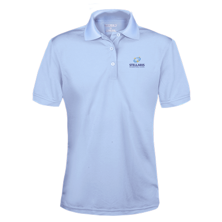 Girls Performance Short-Sleeve Fitted Polo Shirt