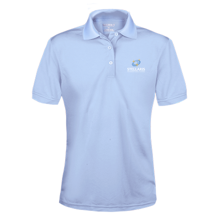 SIS Girls Performance Short-Sleeve Fitted Polo Shirt