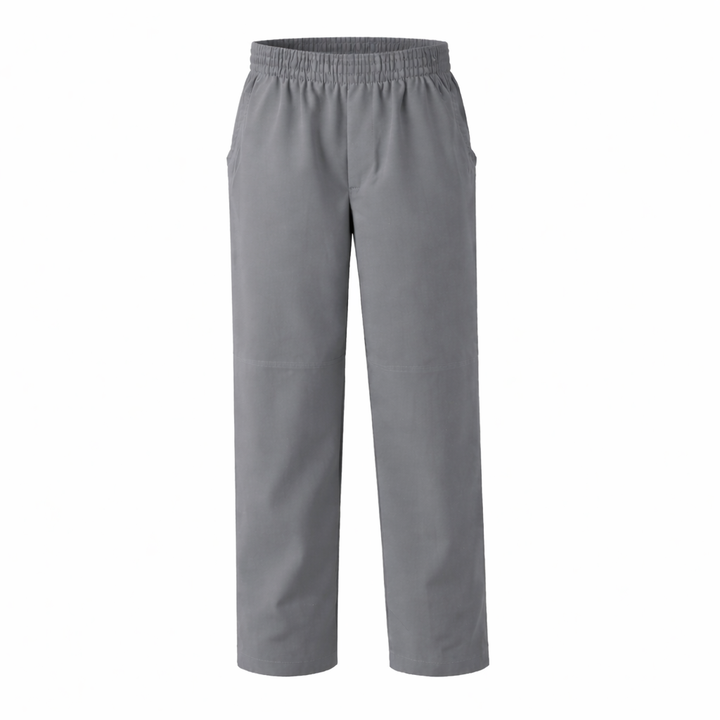 Elastic Waist Performance Pull-On Pants Black/Grey