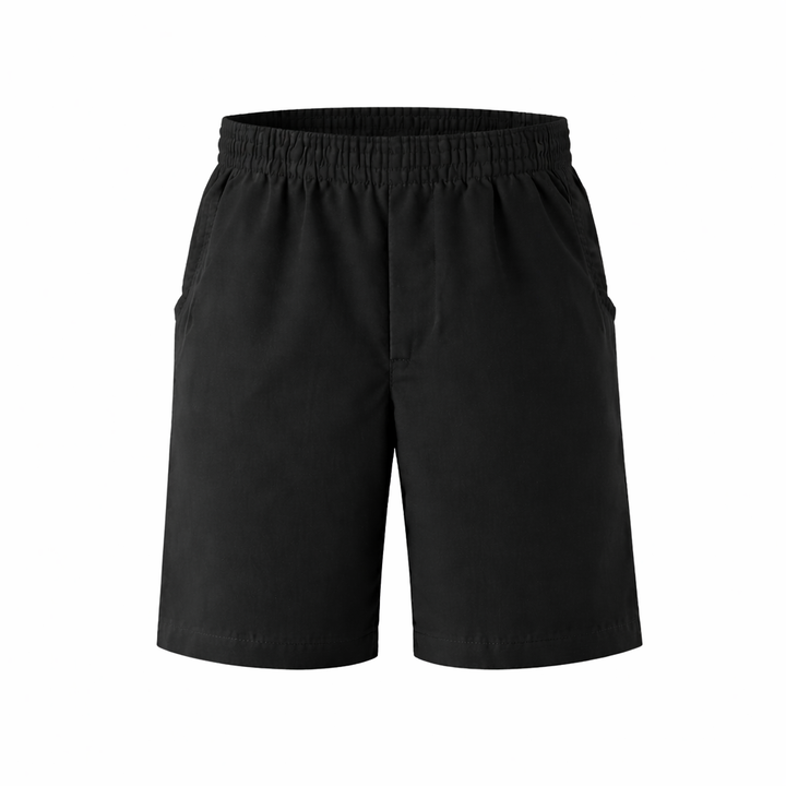 Black/Grey Performance Pull-On Shorts