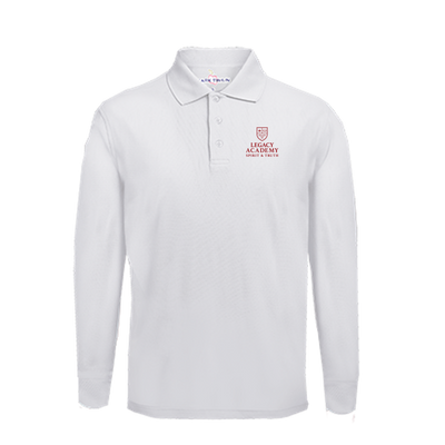 LA long-sleeve unisex polo