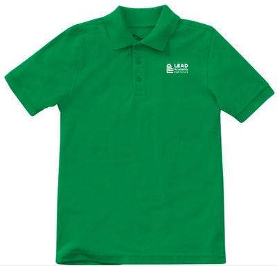 LEAD Academy short-sleeve polo (logo or blank)