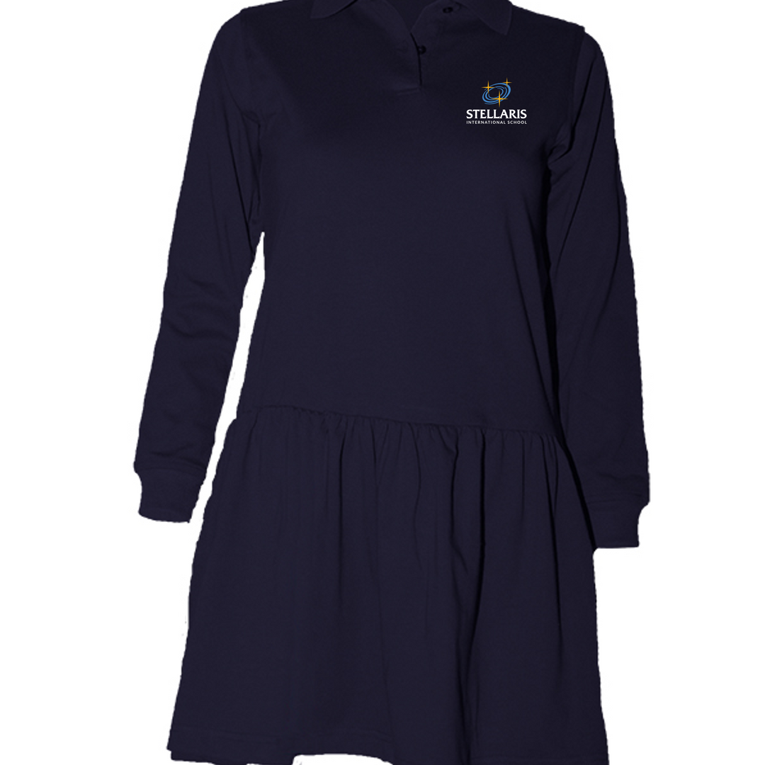 SIS Long-Sleeve Polo Dress