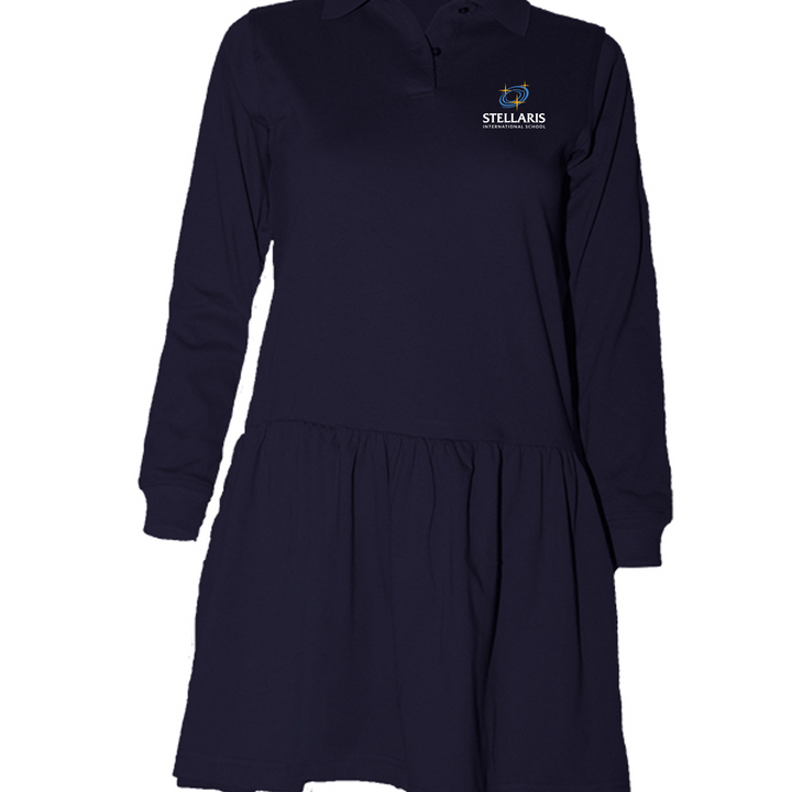 SIS Long-Sleeve Polo Dress
