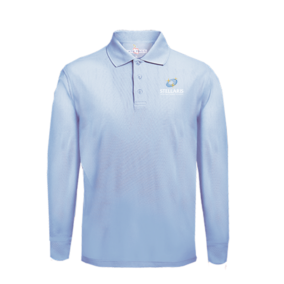 SIS Performance Long-Sleeve Polo Shirt