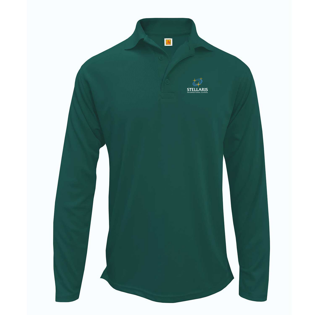 SIS Performance Long-Sleeve Polo Shirt