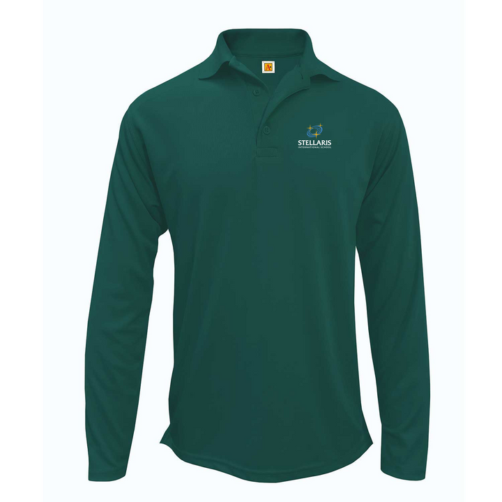 SIS Performance Long-Sleeve Polo Shirt