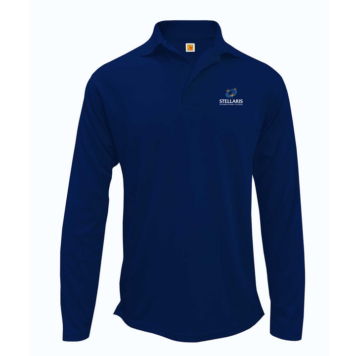 SIS Performance Long-Sleeve Polo Shirt