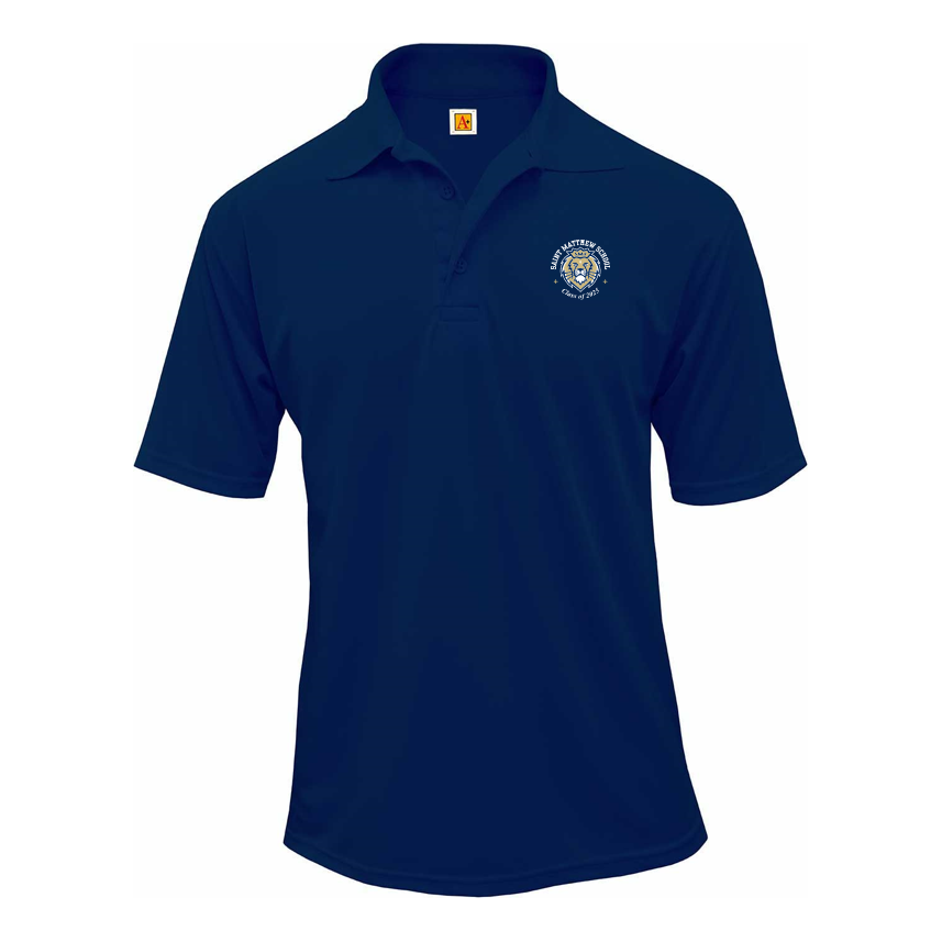 SMS Unisex 8th Grade Polo (custom item - no returns or exchanges)