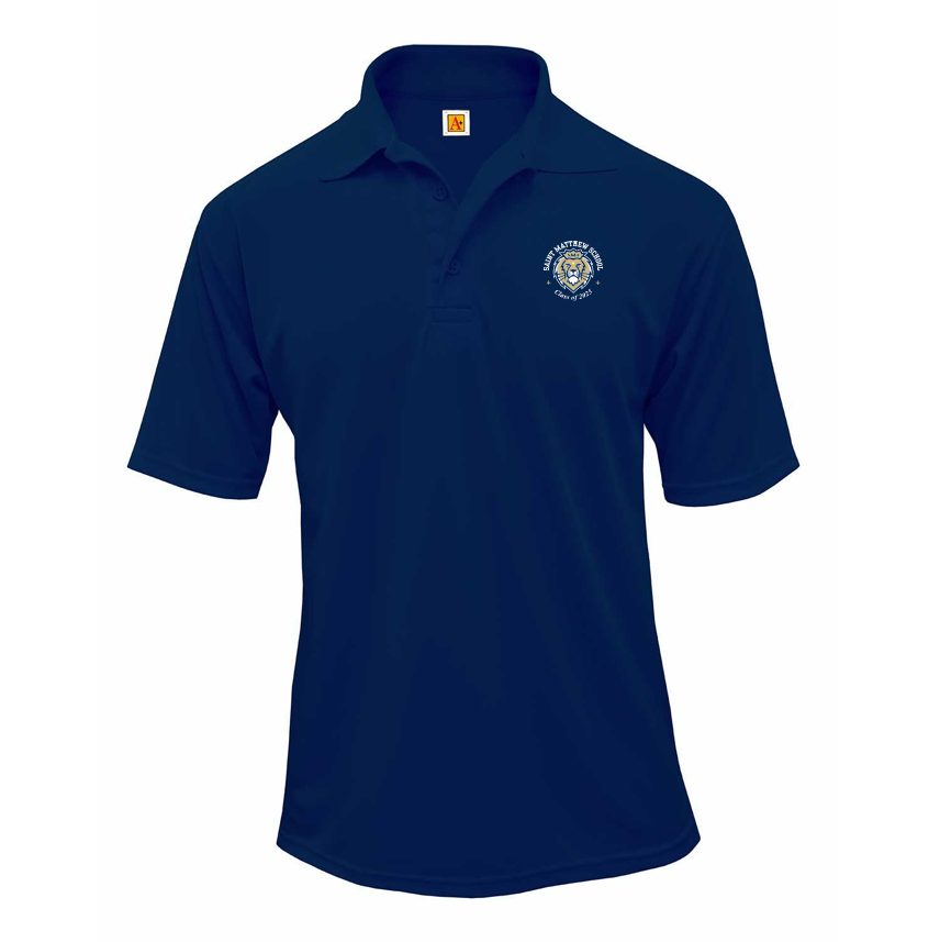 SMS Unisex 8th Grade Polo (custom item - no returns or exchanges)