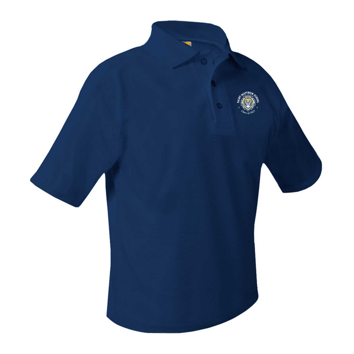 SMS Unisex 8th Grade Polo (custom item - no returns or exchanges)