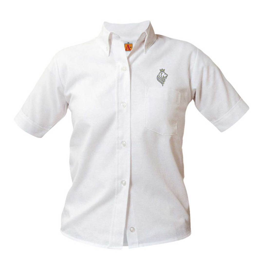 Girls Short-Sleeve Oxford