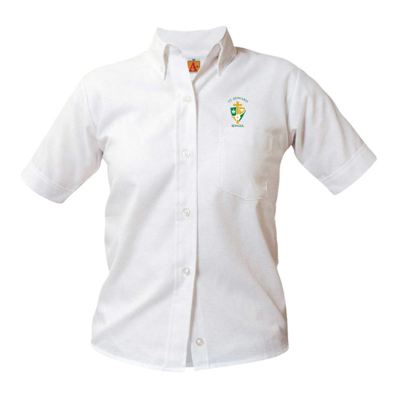St. Edward Girls Short-Sleeve Oxford