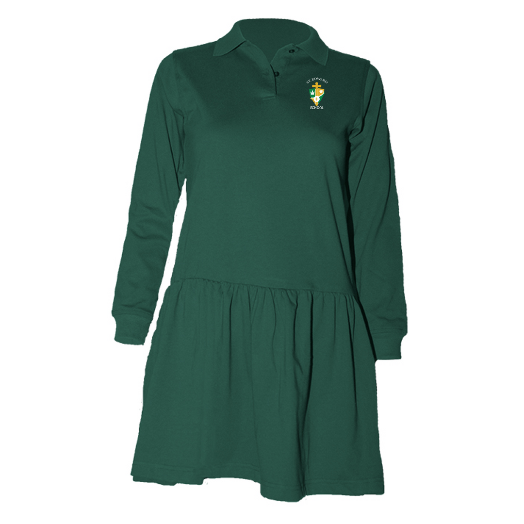 Long-Sleeve Polo Dress