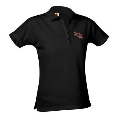 ZCA short-sleeve girls fitted polo