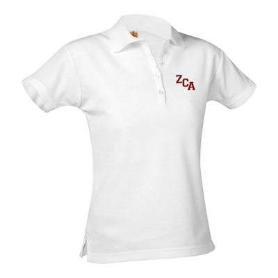 ZCA short-sleeve girls fitted polo