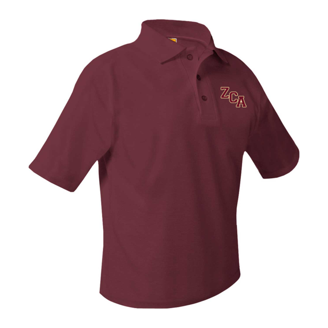 ZCA short-sleeve unisex polo