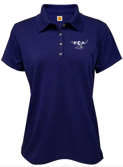 FCA short-sleeve girls fitted polo