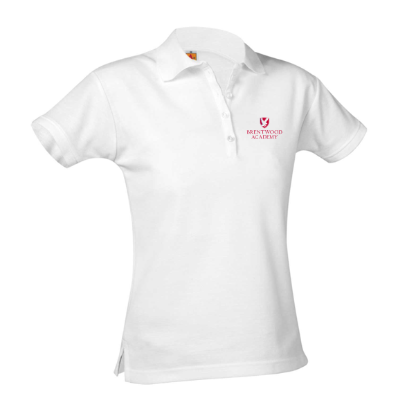 BA short-sleeve girls fitted polo