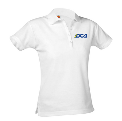 DCA short-sleeve girls fitted polo