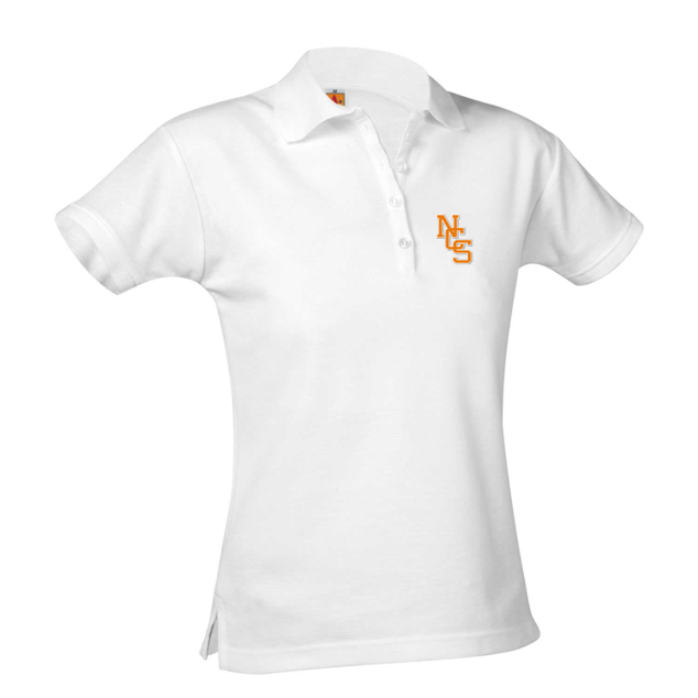 NCS short-sleeve girls fitted polo