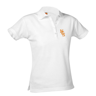 NCS short-sleeve girls fitted polo