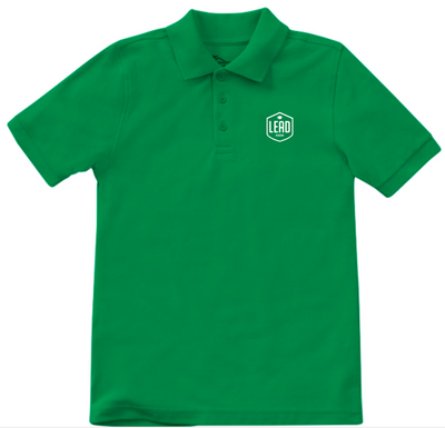 LEAD Academy short-sleeve polo (logo or blank)