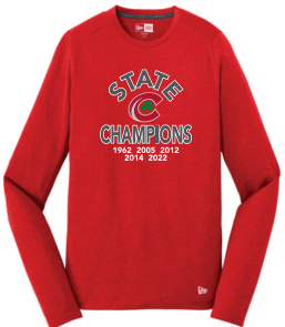 2022 STATE CHAMPS New Era Performance Long Sleeve Tee