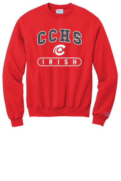 CCHS Champion Powerblend Crewneck Sweatshirtcarlet