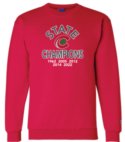 2022 STATE CHAMPS CCHS Champion Powerblend Crewneck Sweatshirt