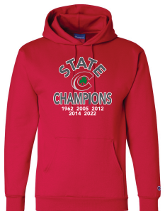 2022 STATE CHAMPS CCHS Champion Powerblend Pullover Hoodie